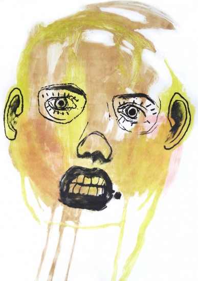 3_AUTOPORTRET 59 | suchoryt, wypukłodruk | 100x70 cm